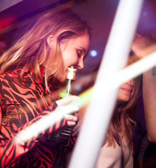Women at a bachelorette party