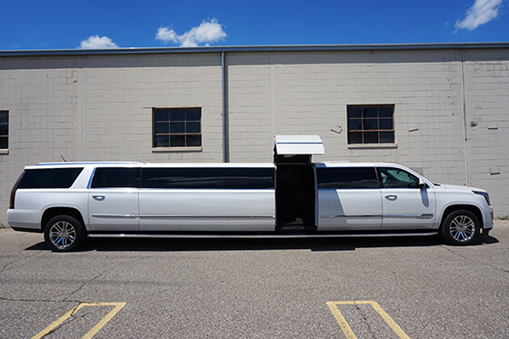 Large limousine exterior
