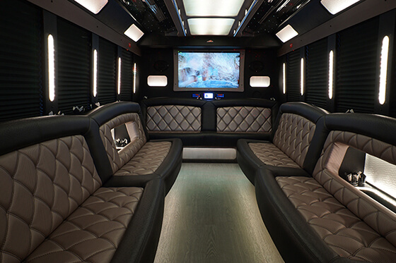 State-of-the-art party bus Galveston