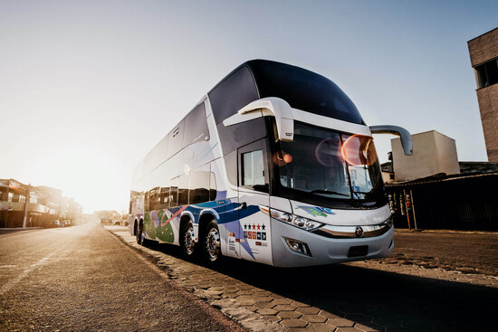 Spacious charter bus Galveston